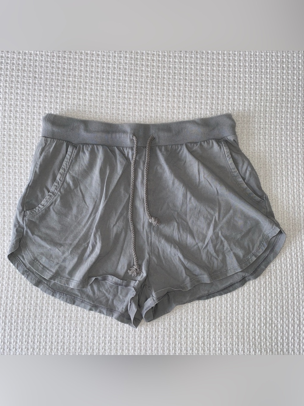 grey sleep shorts